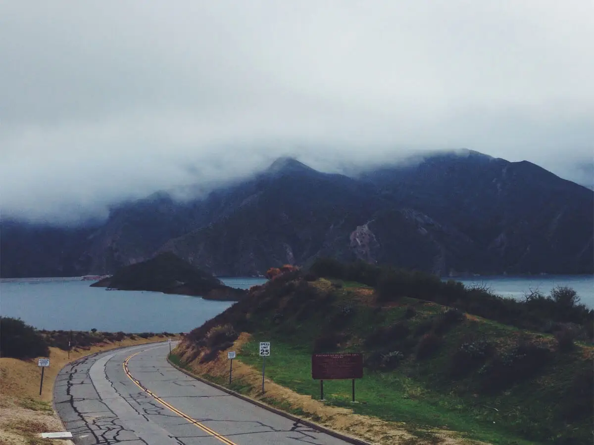 Pyramid Lake in California, USA.